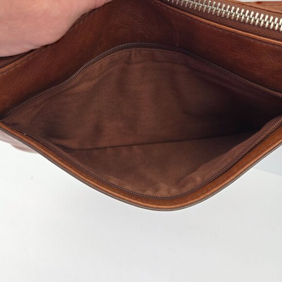 Fossil Sydney Brown Leather Crossbody Bag - Picture 7 of 16
